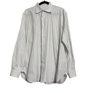Ermenegildo Zegna Dress Shirt – Size 43 / Neck 17 – Button-Up 100% cotton